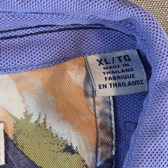 Tommy Bahama Island Zone Shirt XL Marlin Embroidery Floral Trim Button Down - Picture 4 of 14